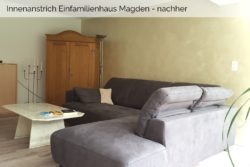 Innenanstrich Einfamilienhaus Magden - nachher