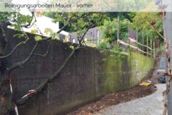 Reinigungsarbeiten - vorher